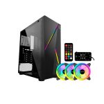 Gabinete HypeLegend Black Total Revolution - Ventiladores 3x1 HypeLegend