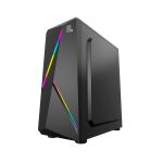 Gabinete HypeLegend Gamer - Black + 2 Ventiladores y Controlador
