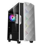 Gabinete Gamemax White Diamond RGB - Blanco