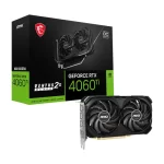 Tarjeta de Video Msi RTX 4060 Ti VENTUS 2X BLACK 8G OC