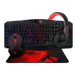 Pack Gamer Redragon Mouse + Teclado + Padmouse S101 Rgb