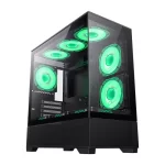 GABINETE GAMEMAX VISTA MB + 6 Fans Cooler Master MF120 Halo